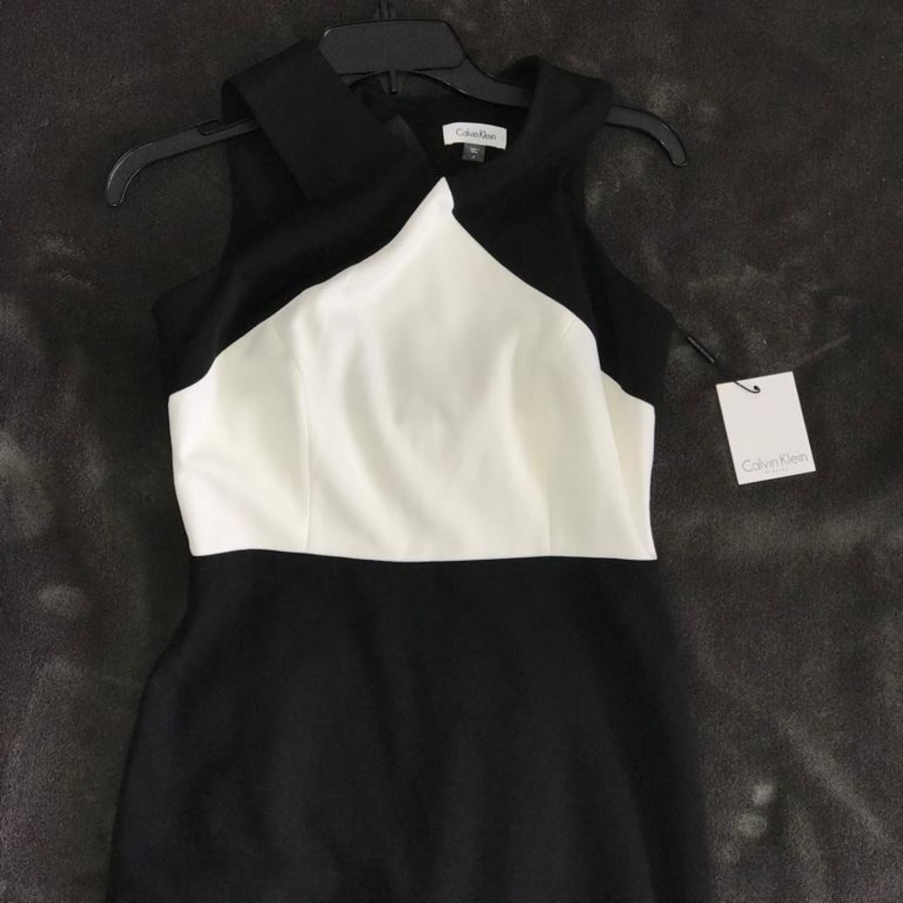 Calvin Klein Black & White Dress